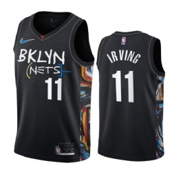 Men Brooklyn Nets 11 Kevin Irving 2020 New City Edition NBA Jersey