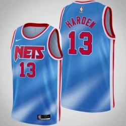 Men Brooklyn Nets James Harden Blue Jersey