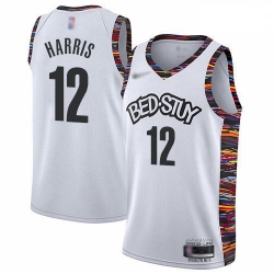 Nets 12 Joe Harris White Basketball Swingman City Edition 2019 20 Jersey