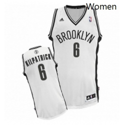 Womens Adidas Brooklyn Nets 6 Sean Kilpatrick Swingman White Home NBA Jersey