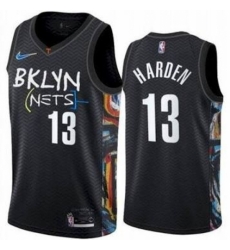 Youth Brooklyn Nets James Harden Black City Edition Jersey