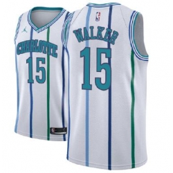 Men Charlotte Hornets 15 Kenba Walker Classic Edition Swingman Jersey