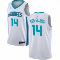 Womens Nike Jordan Charlotte Hornets 14 Michael Kidd Gilchrist Swingman White NBA Jersey Association Edition