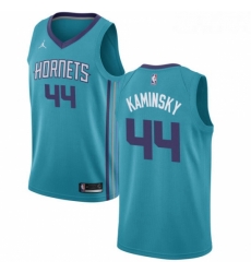 Womens Nike Jordan Charlotte Hornets 44 Frank Kaminsky Swingman Teal NBA Jersey Icon Edition