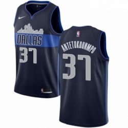 Mens Nike Dallas Mavericks 37 Kostas Antetokounmpo Swingman Navy Blue NBA Jersey Statement Edition 