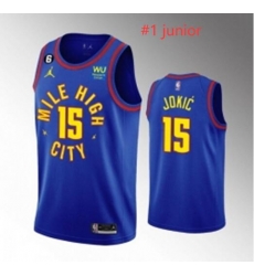 Men Blue Junior #1 Jersey