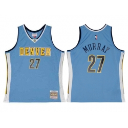 Men Denver Nuggets 27 Jamal Murray Blue 2016 17 Mitchell  26 Ness Swingman Stitched Jersey