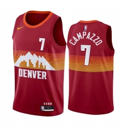 Men Denver Nuggets Facundo Campazzo Red 2021 New Jersey