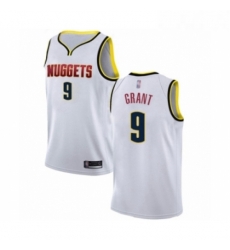 Youth Denver Nuggets 9 Jerami Grant Swingman White Basketball Jersey Association Edition 