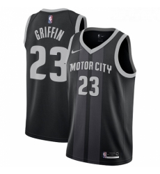 Womens Nike Detroit Pistons 23 Blake Griffin Swingman Black NBA Jersey City Edition 