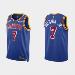 Men's Golden State Warriors #7 Patrick Baldwin Jr. 2022 Royal Stitched Basketball Jerseys