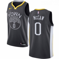 Womens Nike Golden State Warriors 0 Patrick McCaw Swingman Black Alternate NBA Jersey Statement Edition 