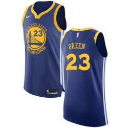 Youth Nike Golden State Warriors 23 Draymond Green Authentic Royal Blue Road NBA Jersey Icon Edition