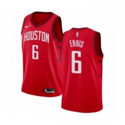 Youth Nike Houston Rockets 6 Tyler Ennis Red Swingman Jersey Earned Edition 