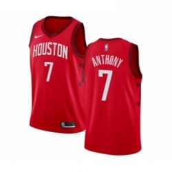 Youth Nike Houston Rockets 7 Carmelo Anthony Red Swingman Jersey Earned Edition 