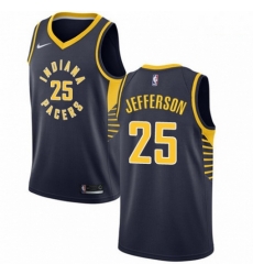 Mens Nike Indiana Pacers 25 Al Jefferson Swingman Navy Blue NBA Jersey Icon Edition