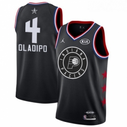 Youth Nike Indiana Pacers 4 Victor Oladipo Black NBA Jordan Swingman 2019 All Star Game Jersey 