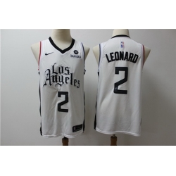 Clippers 2 Kawhi Leonard White City Edition Nike Swingman Jersey