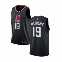 Womens Los Angeles Clippers 19 Rodney McGruder Authentic Black Basketball Jersey Statement Edition 