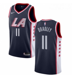 Youth Nike Los Angeles Clippers 11 Avery Bradley Swingman Navy Blue NBA Jersey City Edition 