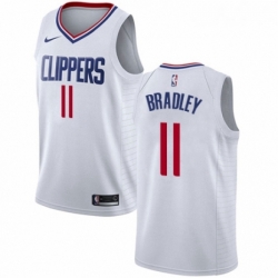 Youth Nike Los Angeles Clippers 11 Avery Bradley Swingman White NBA Jersey Association Edition 