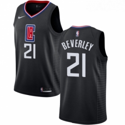 Youth Nike Los Angeles Clippers 21 Patrick Beverley Swingman Black Alternate NBA Jersey Statement Edition 