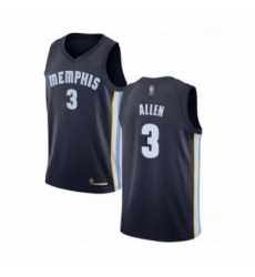 Womens Memphis Grizzlies 3 Grayson Allen Authentic Navy Blue Basketball Jersey Icon Edition 