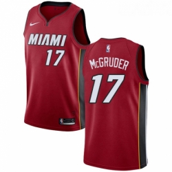 Youth Nike Miami Heat 17 Rodney McGruder Swingman Red NBA Jersey Statement Edition 