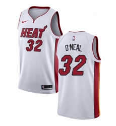 Youth Nike Miami Heat 32 Shaquille ONeal Swingman NBA Jersey Association Edition