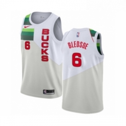 Youth Nike Milwaukee Bucks 13 Malcolm Brogdon White Swingman Jersey Earned Edition 