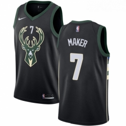 Youth Nike Milwaukee Bucks 7 Thon Maker Swingman Black Alternate NBA Jersey Statement Edition 