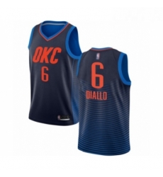 Womens Oklahoma City Thunder 6 Hamidou Diallo Swingman Navy Blue Basketball Jersey Statement Edition 