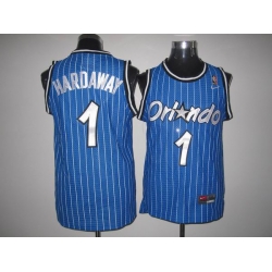 Men Orlando Magic 1 Penny Hardaway Blue Throwback NBA Stitched Jersey