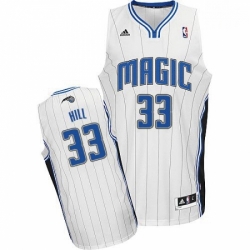 Mens Adidas Orlando Magic 33 Grant Hill Swingman White Home NBA Jersey