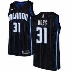 Mens Nike Orlando Magic 31 Terrence Ross Authentic Black Alternate NBA Jersey Statement Edition