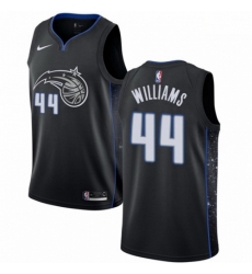 Mens Nike Orlando Magic 44 Jason Williams Swingman Black NBA Jersey City Edition