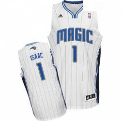 Womens Adidas Orlando Magic 1 Jonathan Isaac Swingman White Home NBA Jersey