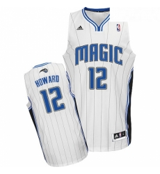 Womens Adidas Orlando Magic 12 Dwight Howard Swingman White Home NBA Jersey 