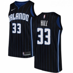 Womens Nike Orlando Magic 33 Grant Hill Swingman Black Alternate NBA Jersey Statement Edition