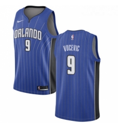 Womens Nike Orlando Magic 9 Nikola Vucevic Swingman Royal Blue Road NBA Jersey Icon Edition