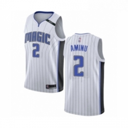 Womens Orlando Magic 2 Al Farouq Aminu Swingman White Basketball Jersey Association Edition 