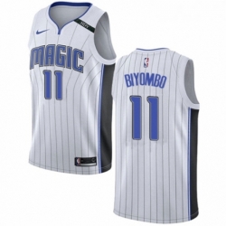 Youth Nike Orlando Magic 11 Bismack Biyombo Authentic NBA Jersey Association Edition