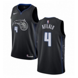 Youth Nike Orlando Magic 4 Arron Afflalo Swingman Black NBA Jersey City Edition 