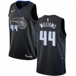 Youth Nike Orlando Magic 44 Jason Williams Swingman Black NBA Jersey City Edition