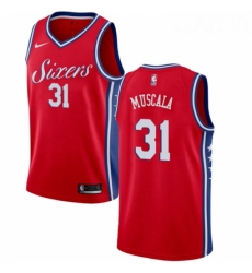 Womens Nike Philadelphia 76ers 31 Mike Muscala Swingman Red NBA Jersey Statement Edition 