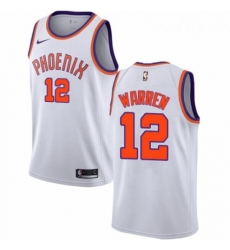 Mens Nike Phoenix Suns 12 TJ Warren Authentic NBA Jersey Association Edition