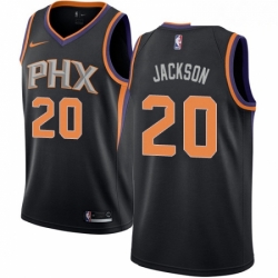 Mens Nike Phoenix Suns 20 Josh Jackson Swingman Black Alternate NBA Jersey Statement Edition 