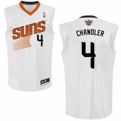 Womens Adidas Phoenix Suns 4 Tyson Chandler Authentic White Home NBA Jersey