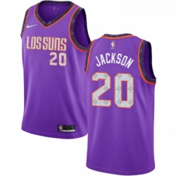 Womens Nike Phoenix Suns 20 Josh Jackson Swingman Purple NBA Jersey 2018 19 City Edition 