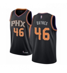 Womens Phoenix Suns 46 Aron Baynes Swingman Black Basketball Jersey Statement Edition 